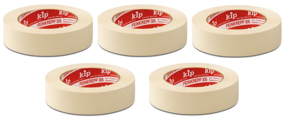 KIP 305 Malerkrepp 24 mm x 50 m - 5 Rollen